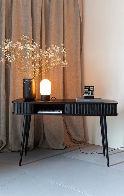 Barbier Console Table - Black