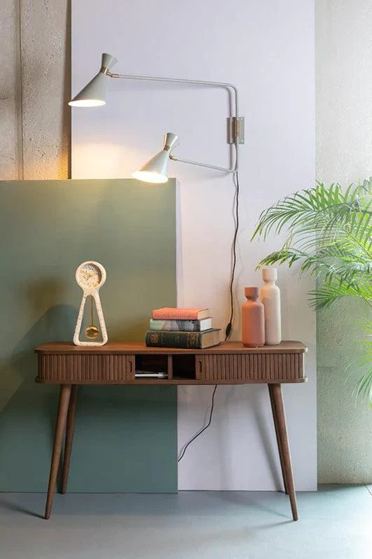 Barbier Console Table - Walnut