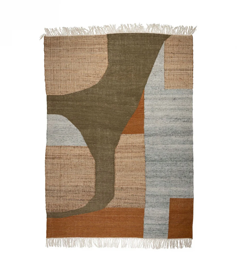 Carpet Pavilion 160x230 Natural Green Brown - Image 2