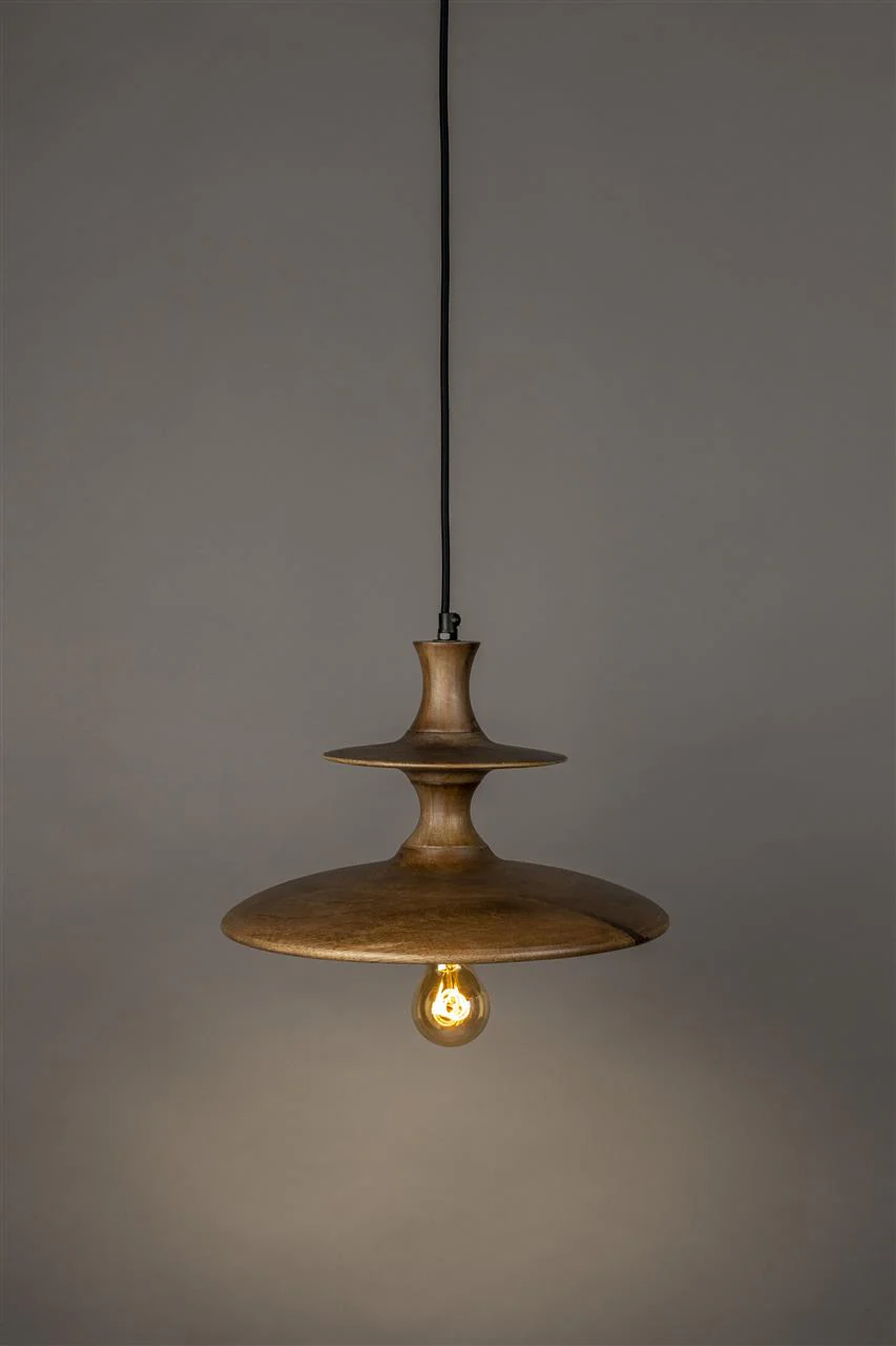 Cath Pendant Lamp Walnut - Small - Image 3