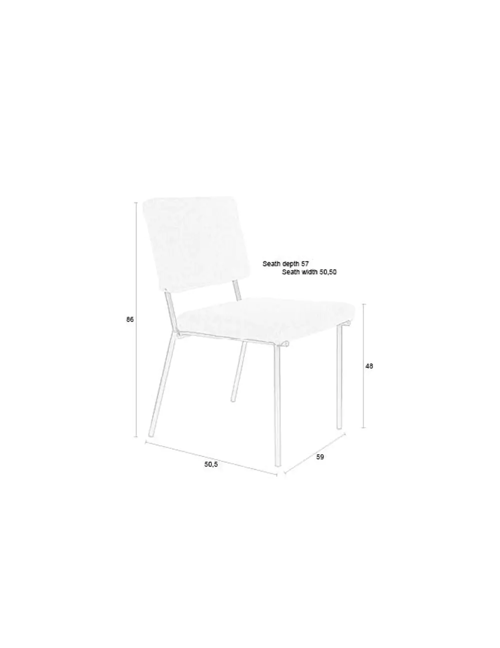 Chair Fellow Off-White - Image 12