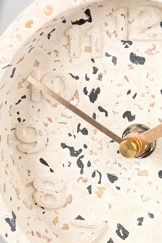Terrazzo White Pendulum Clock - Image 3