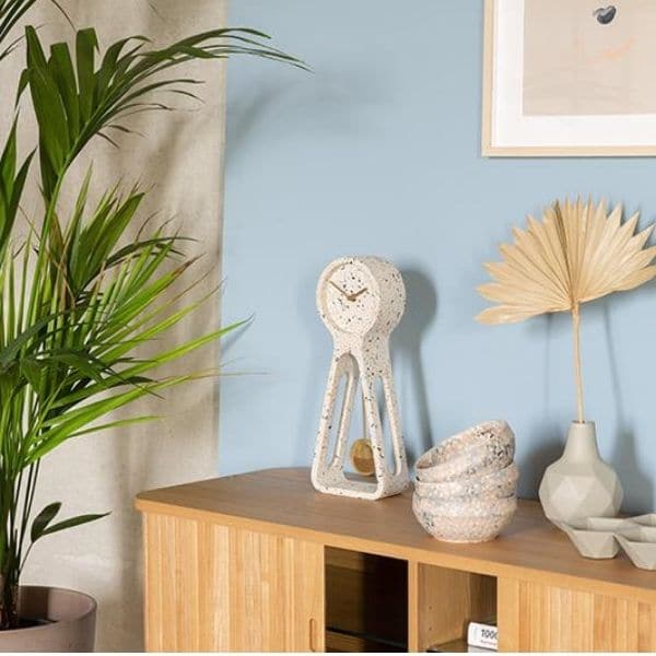 Terrazzo White Pendulum Clock - Image 6