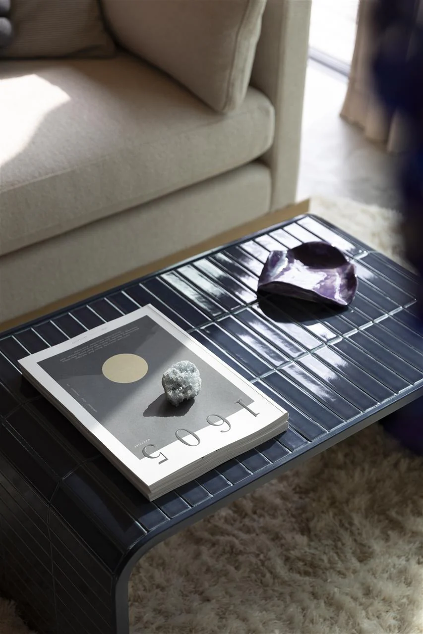 Coffee Table Tiles Blue - Image 3