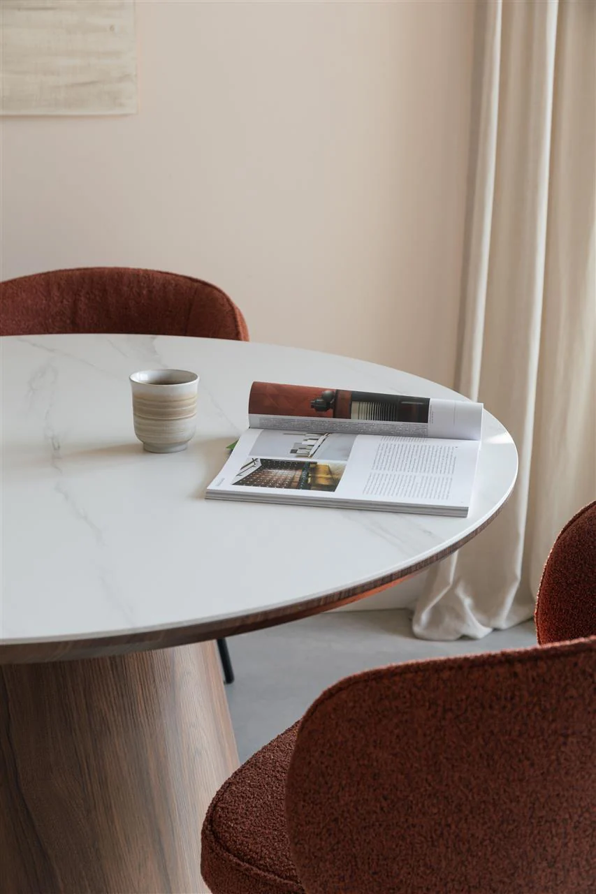 Dining Table Almira Oval 200 Walnut