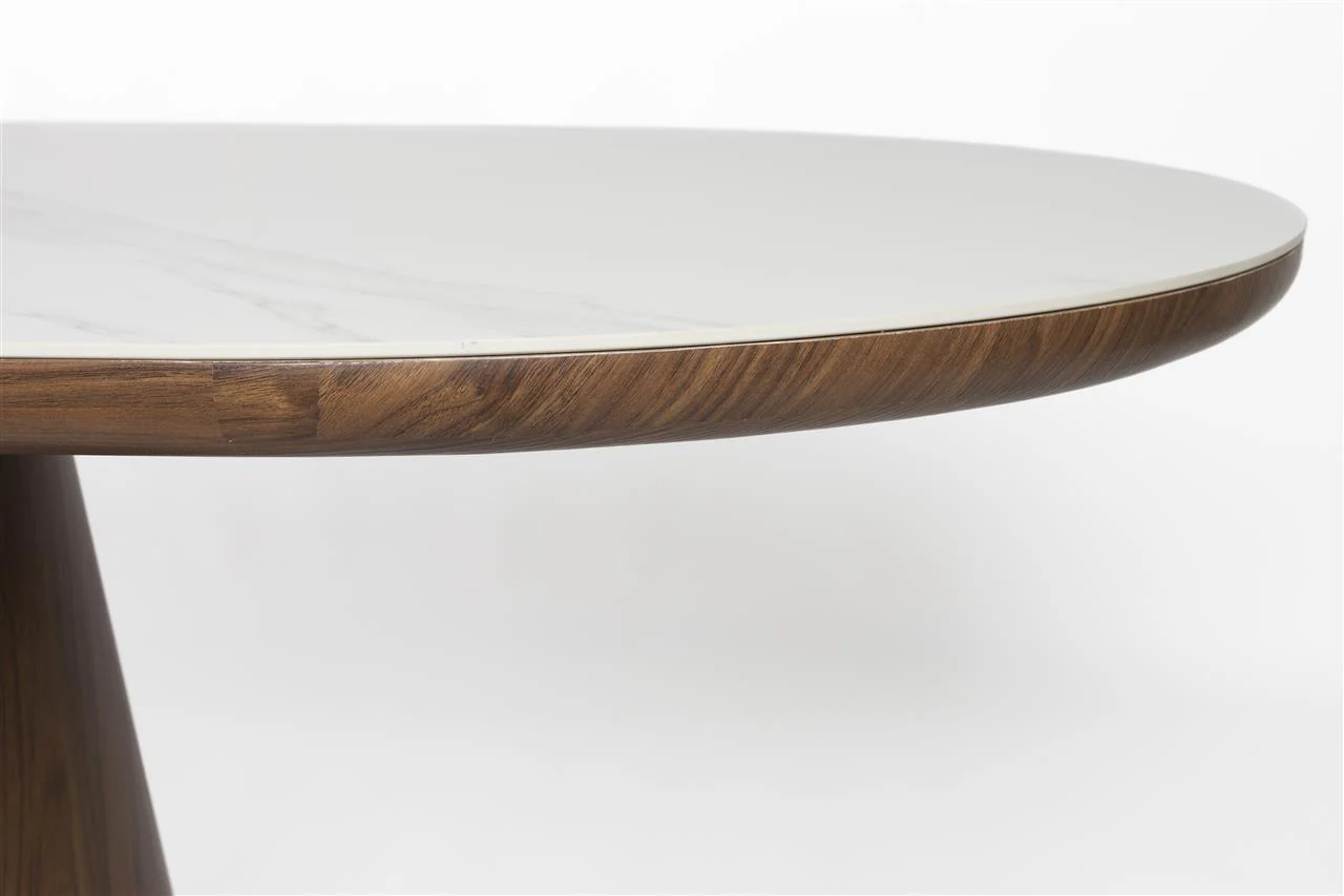 Dining Table Almira Oval 200 Walnut - Image 7