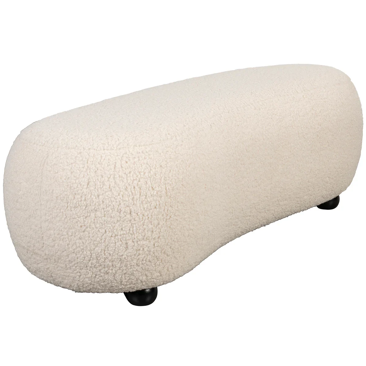 Foxford Cloud Bouclé Hocker - Image 2