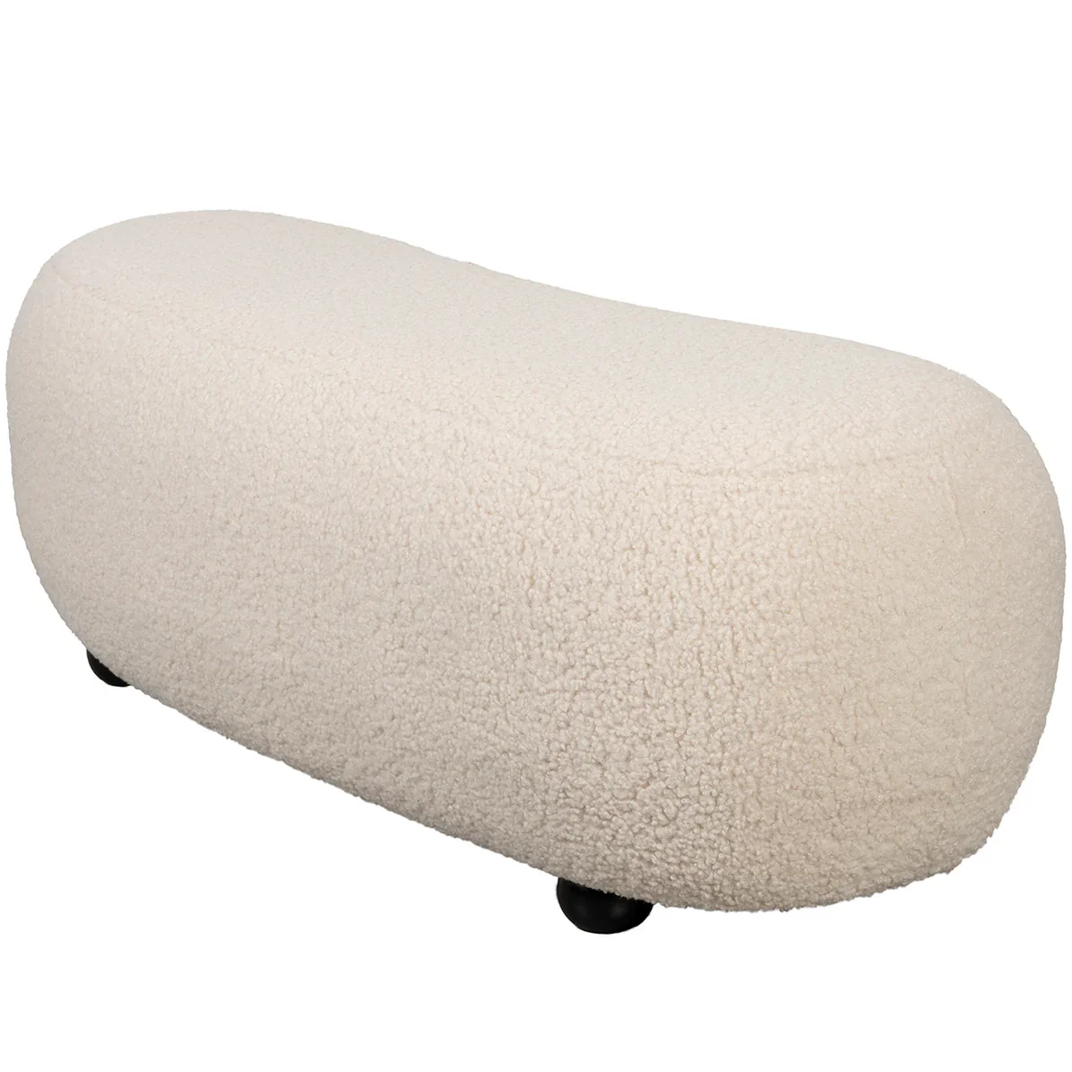 Foxford Cloud Bouclé Hocker - Image 4