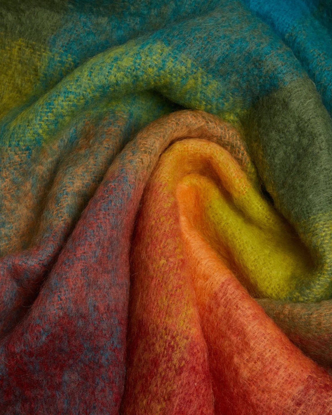 Foxford Cottage Mohair Throw - Image 3