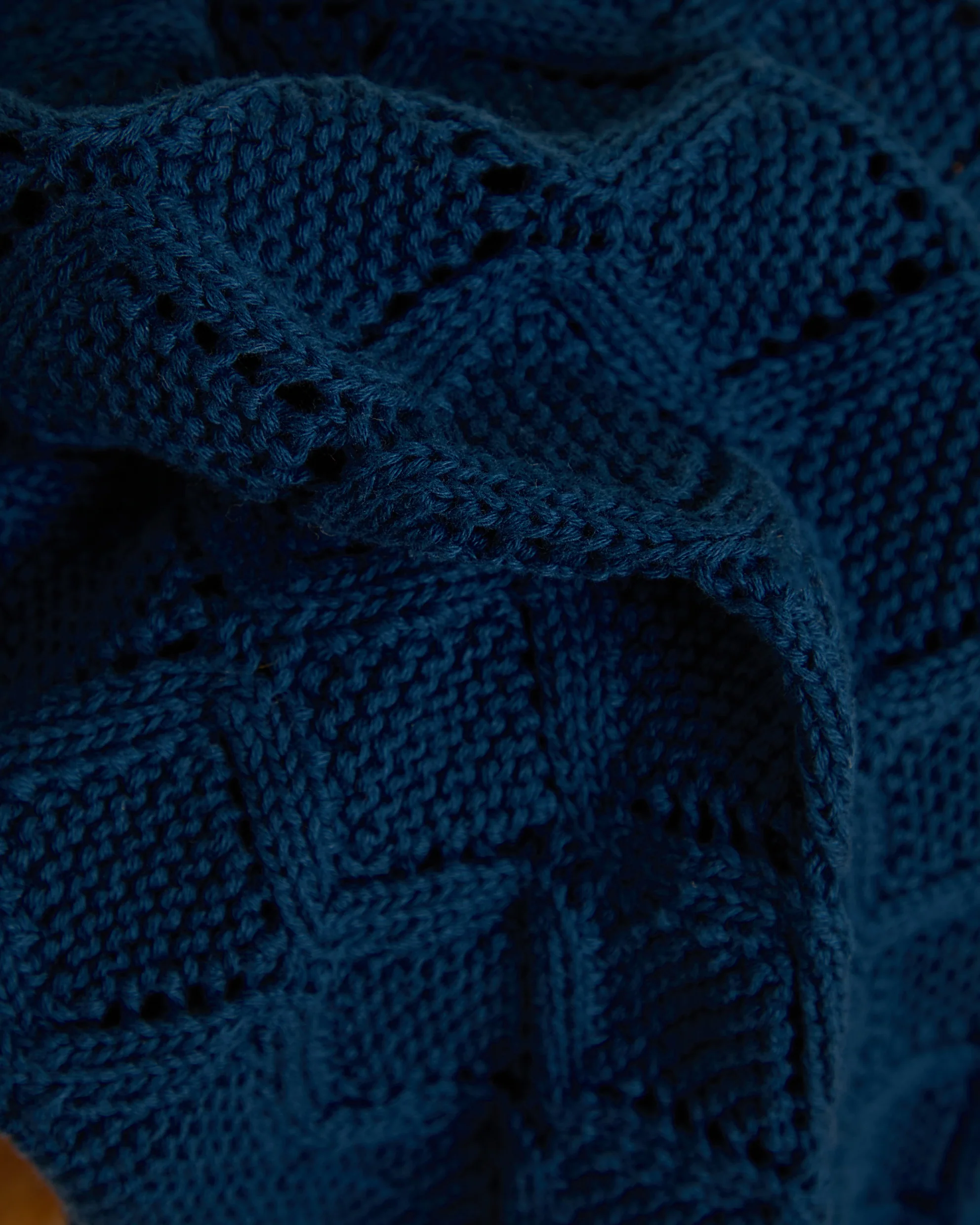 Foxford Cotton Baby Blanket - Indigo - Image 7