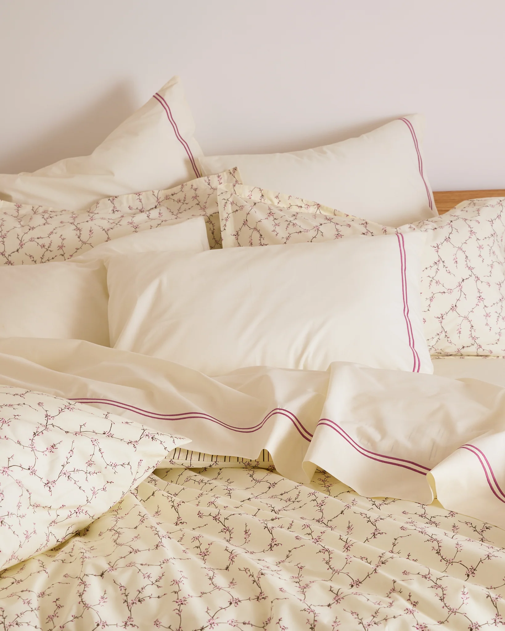 Foxford Evelyn Buttermilk Rolenio Square Pillowcase - Image 9