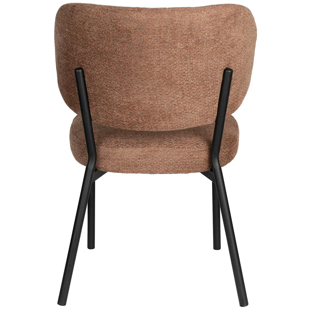 Foxford Leona Dining Chair - Soft Orange - Image 5