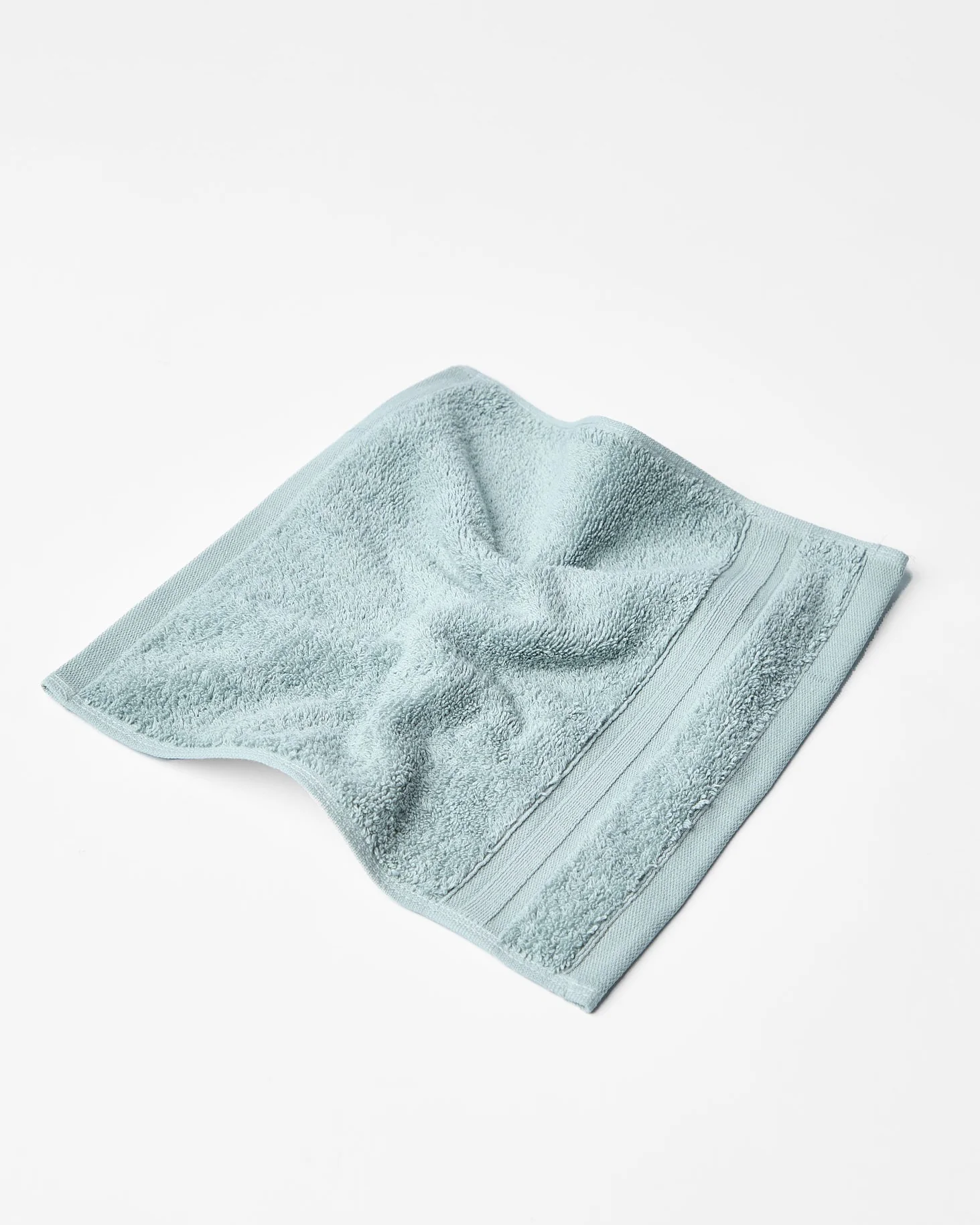 Foxford Luxury Cotton Face Cloth - Cloud