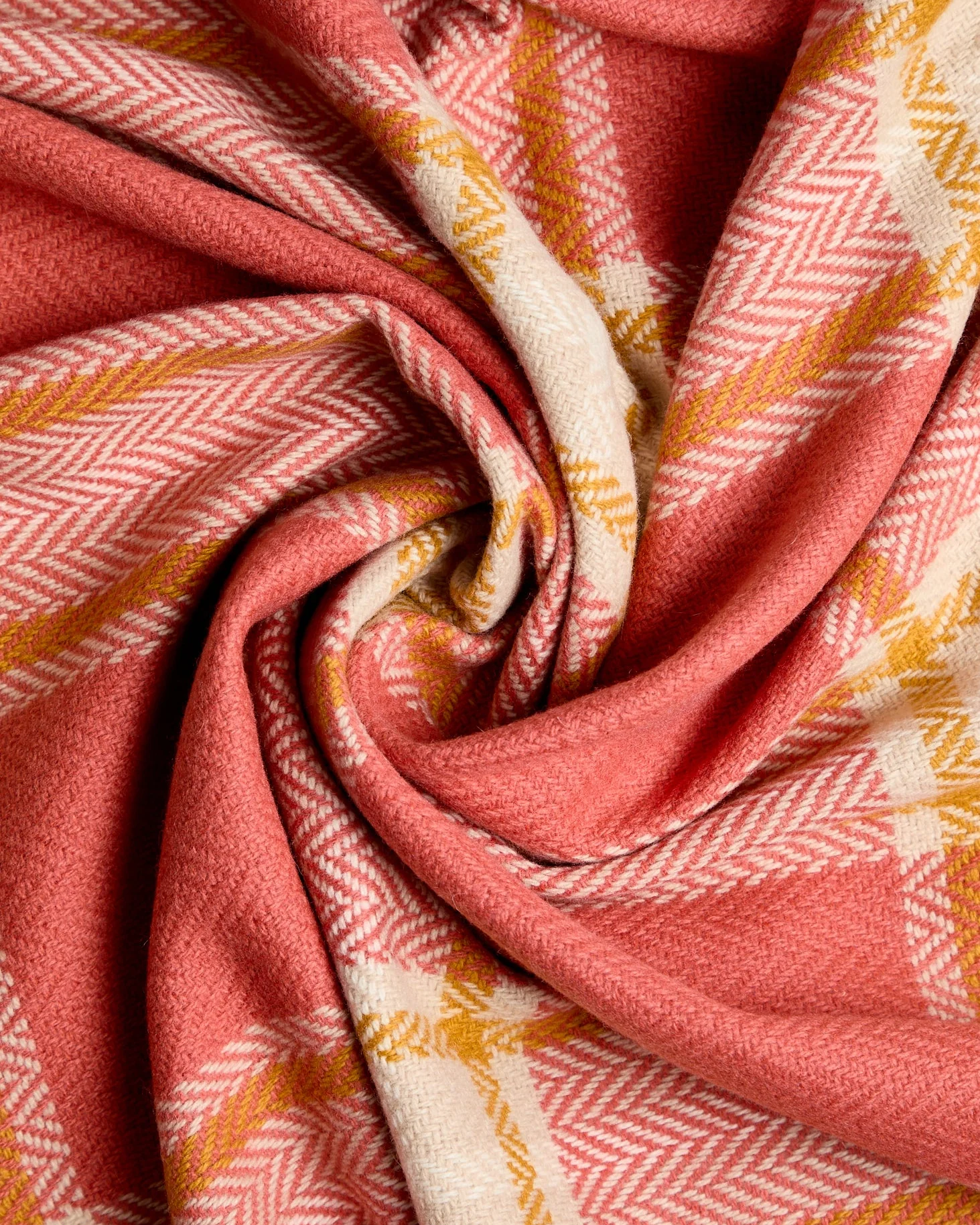Foxford Macha Cashmere and Lambswool Throw - Image 4