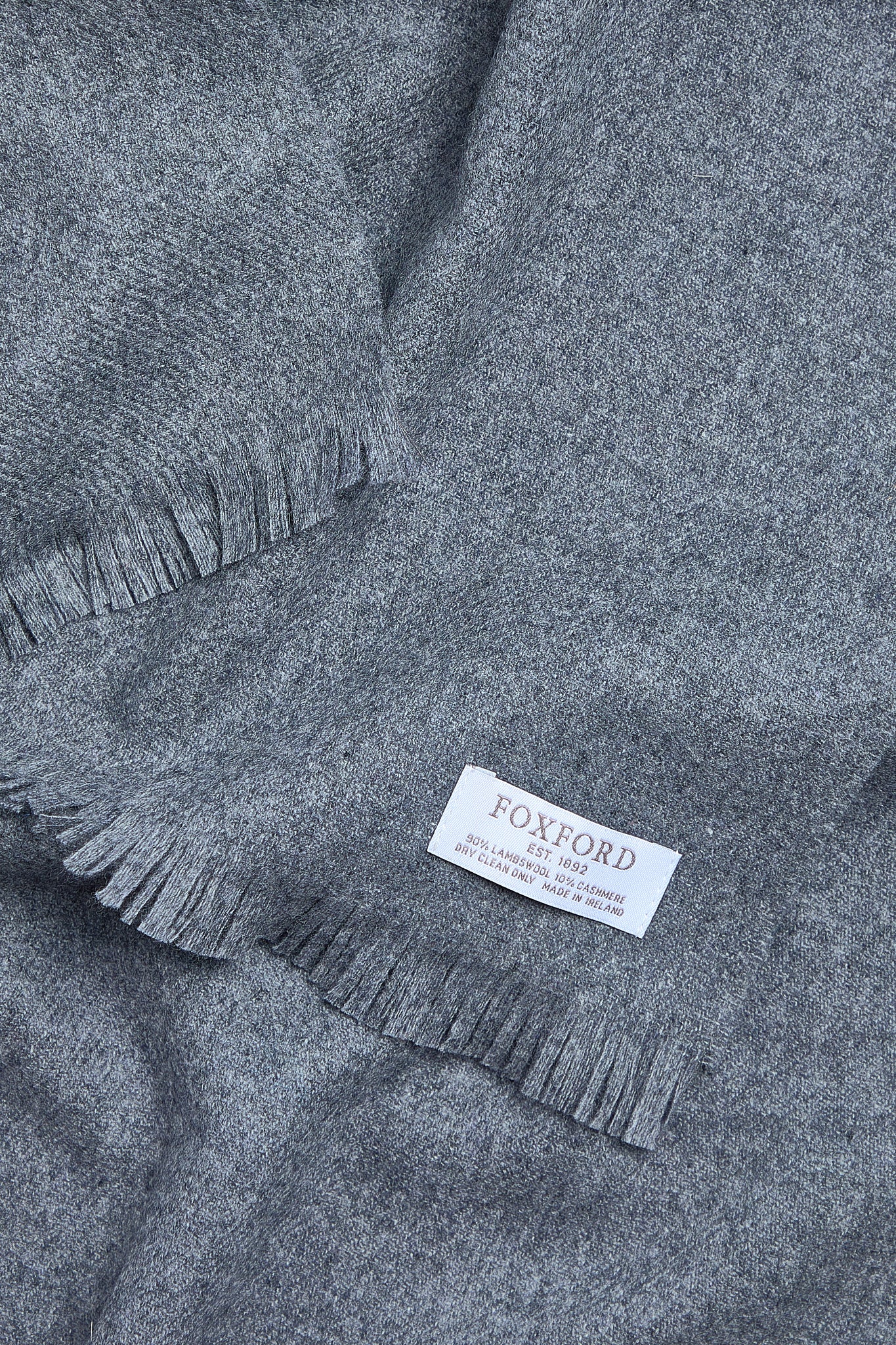 Foxford Oxford Fine Wool Cashmere Blend Scarf - Image 3