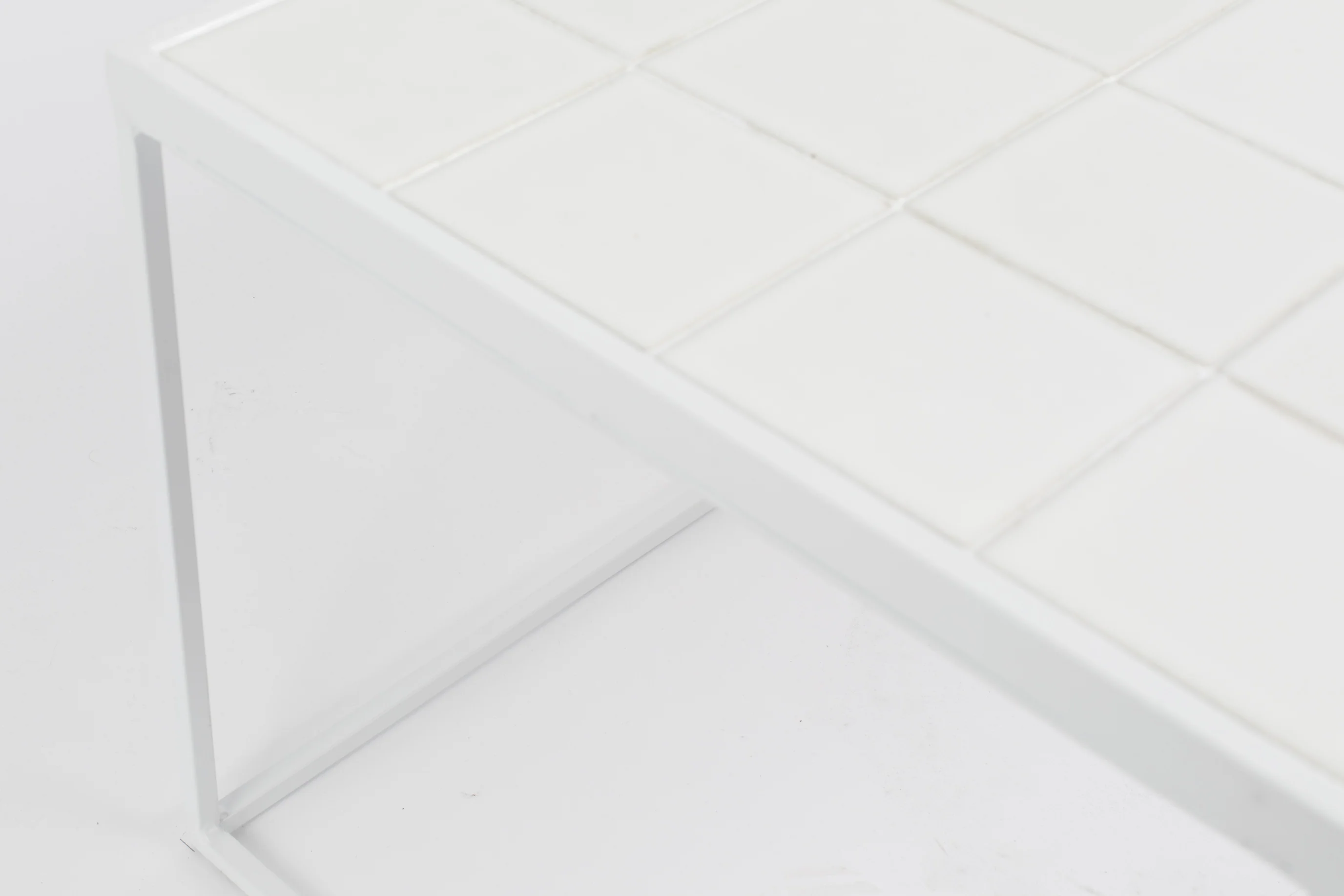 Glazed White Coffee Table - Image 5