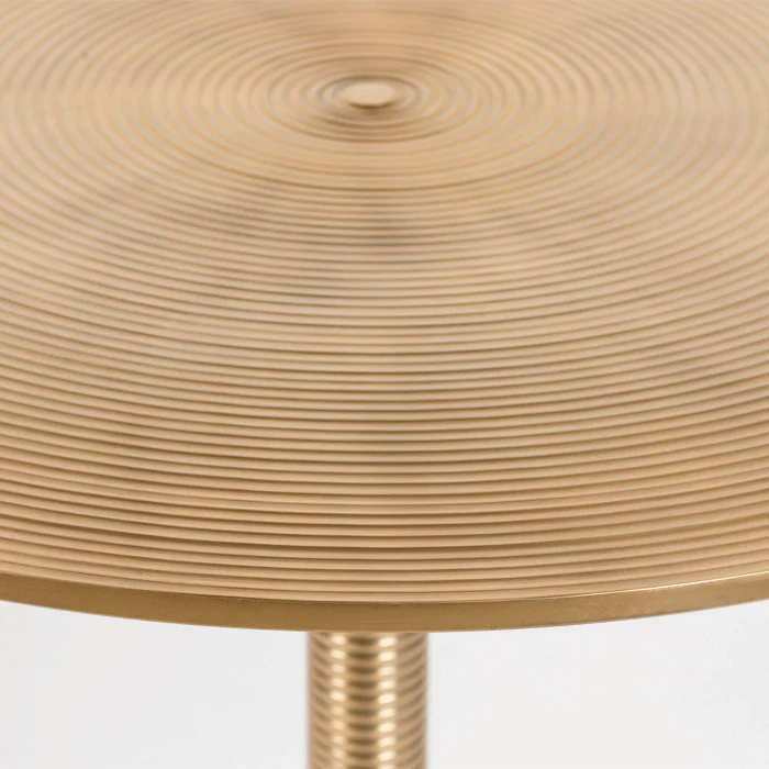 Hypnotising Round Dining Table Gold - Image 4