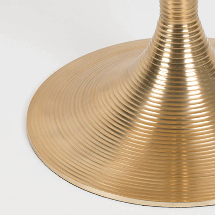Hypnotising Round Dining Table Gold - Image 6