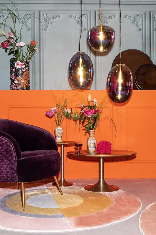 Hypnotising Round Side Table Gold