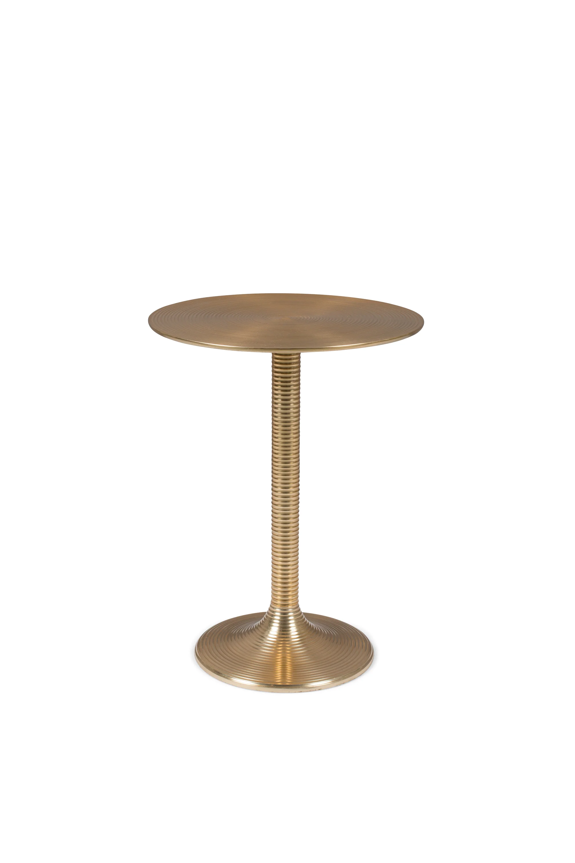 Hypnotising Round Side Table Gold - Image 2
