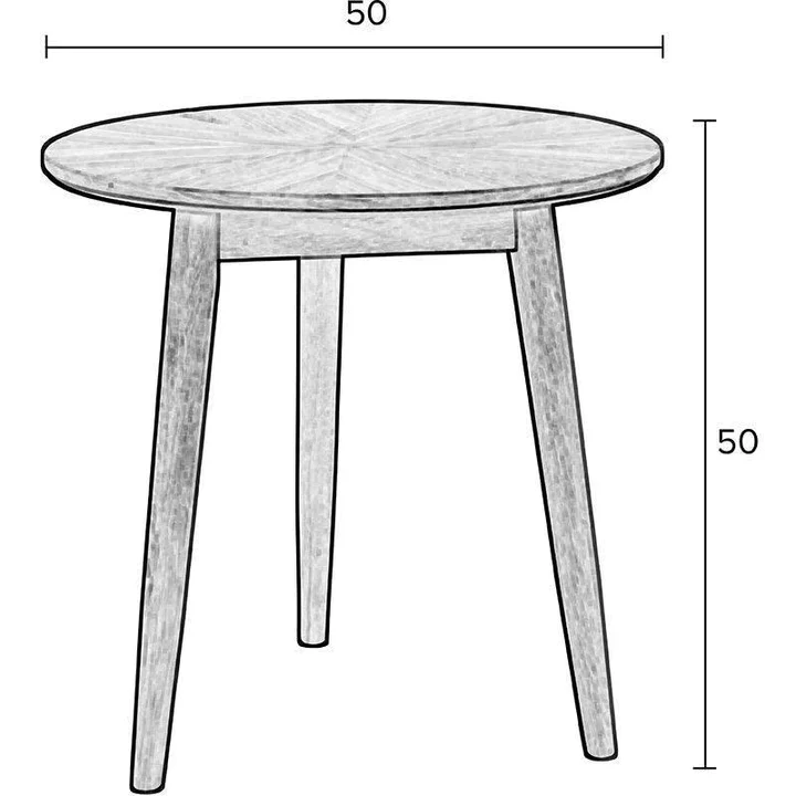 Fabio Side Table Natural - Image 2