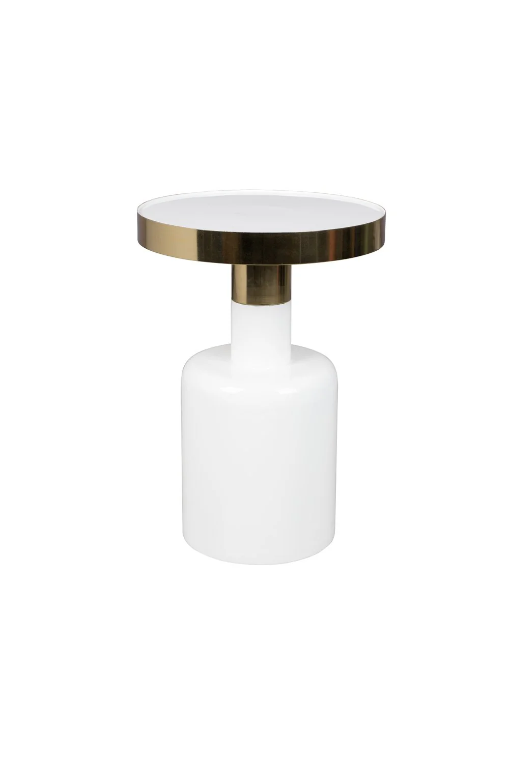 Glam White Side Table - Image 2