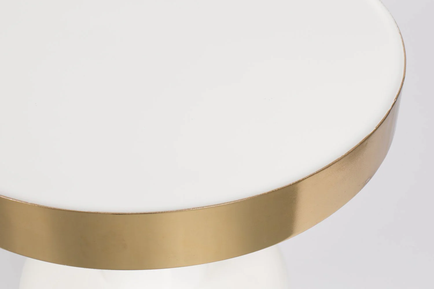 Glam White Side Table - Image 4