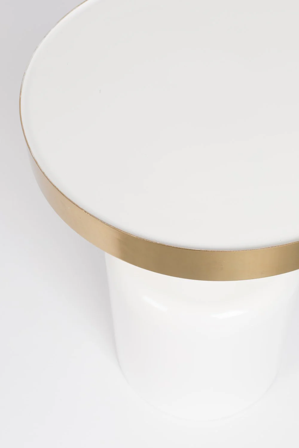 Glam White Side Table - Image 5