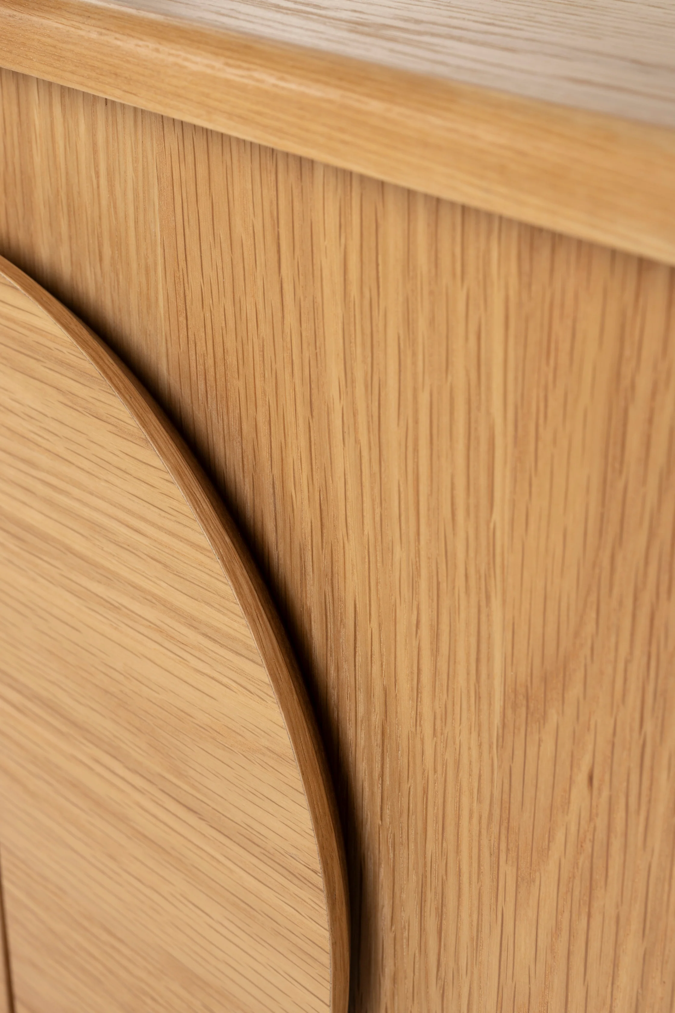 Sideboard Groove 3 Doors Natural Oak - Image 7