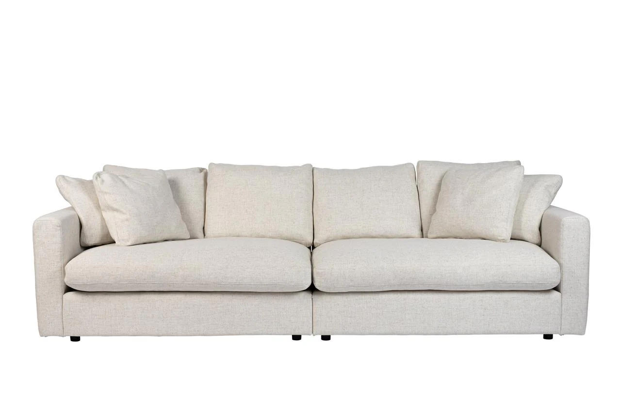 Sofa Sense 3-Seater Cream - Image 2