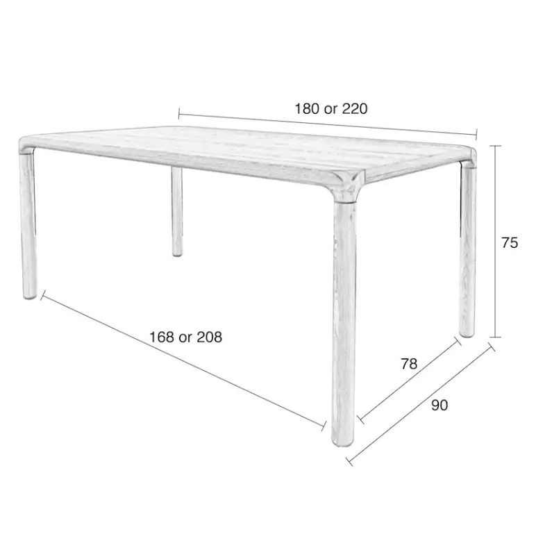 Storm Table 180x90 Natural - Image 12